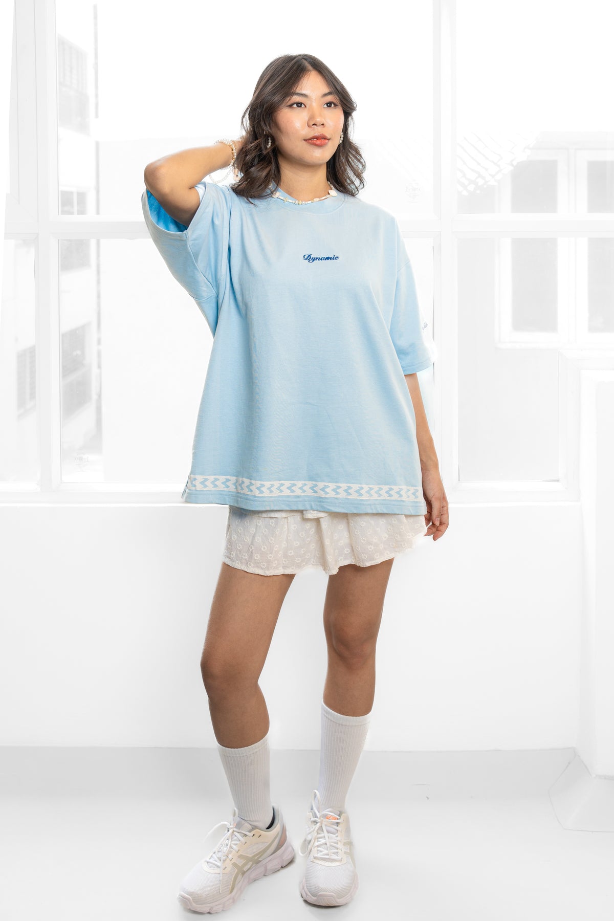 Sky & Ice - Block Printed T-Shirt