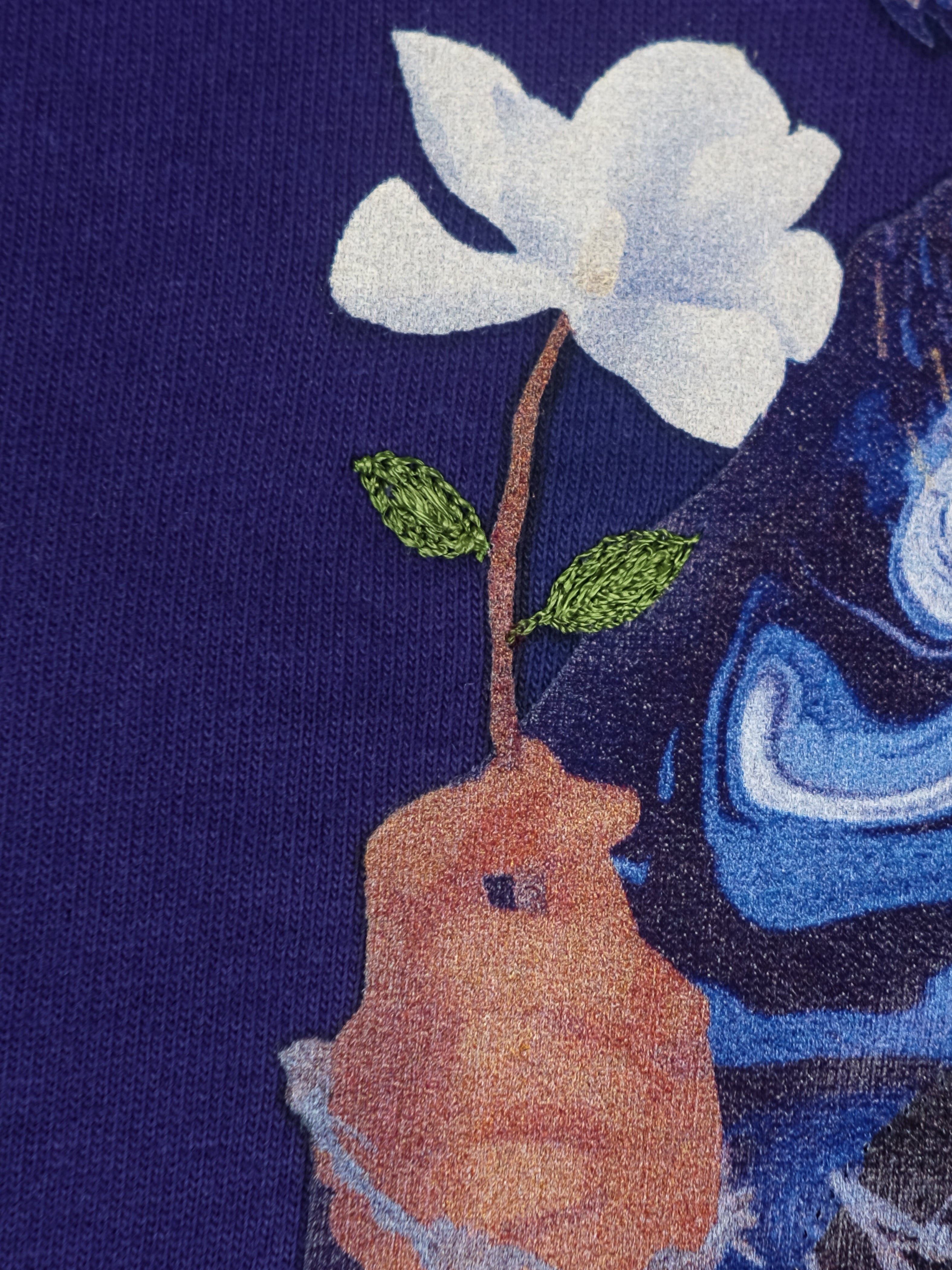 Magnolia (Handwork on Print)