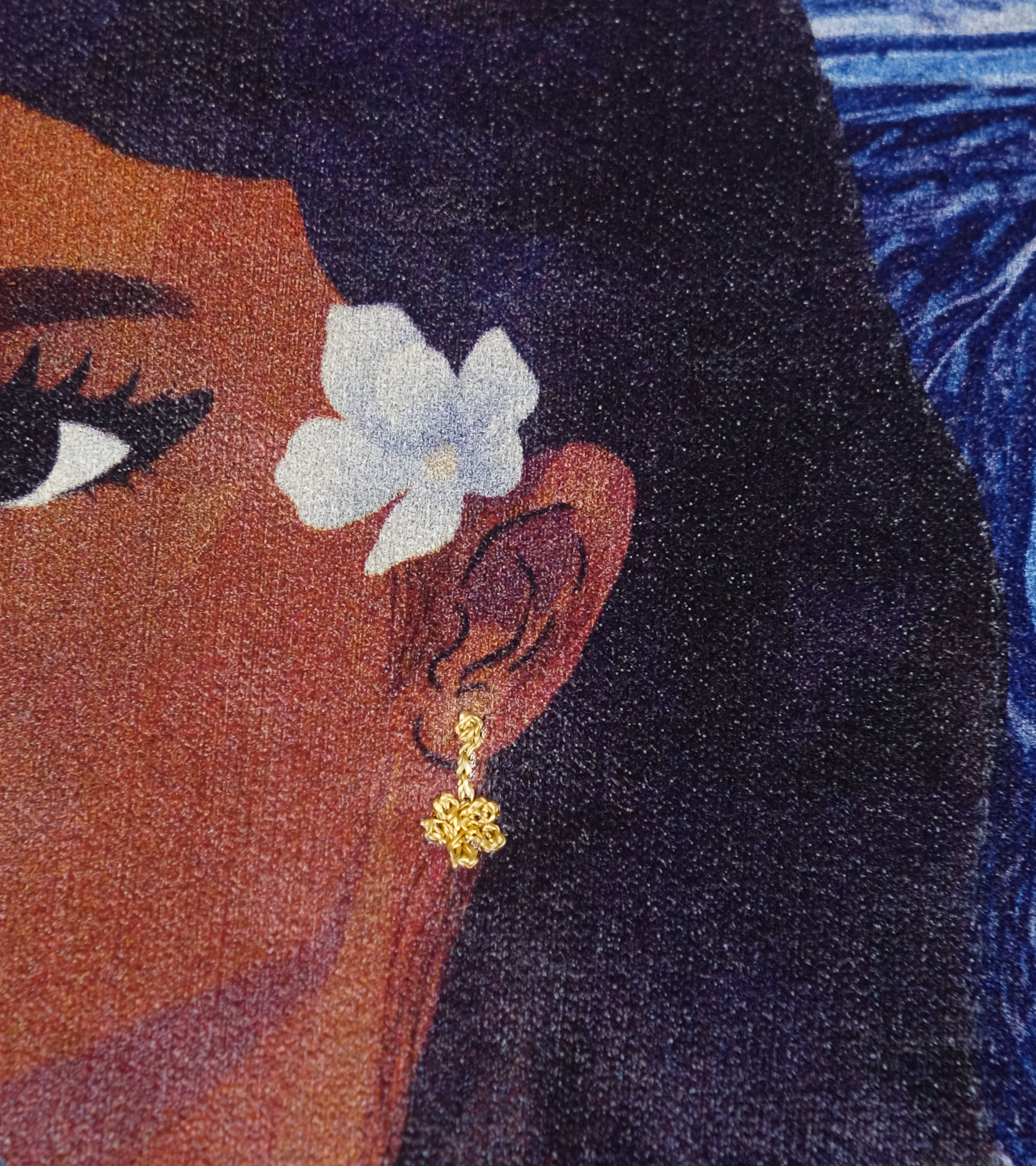 Magnolia (Handwork on Print)