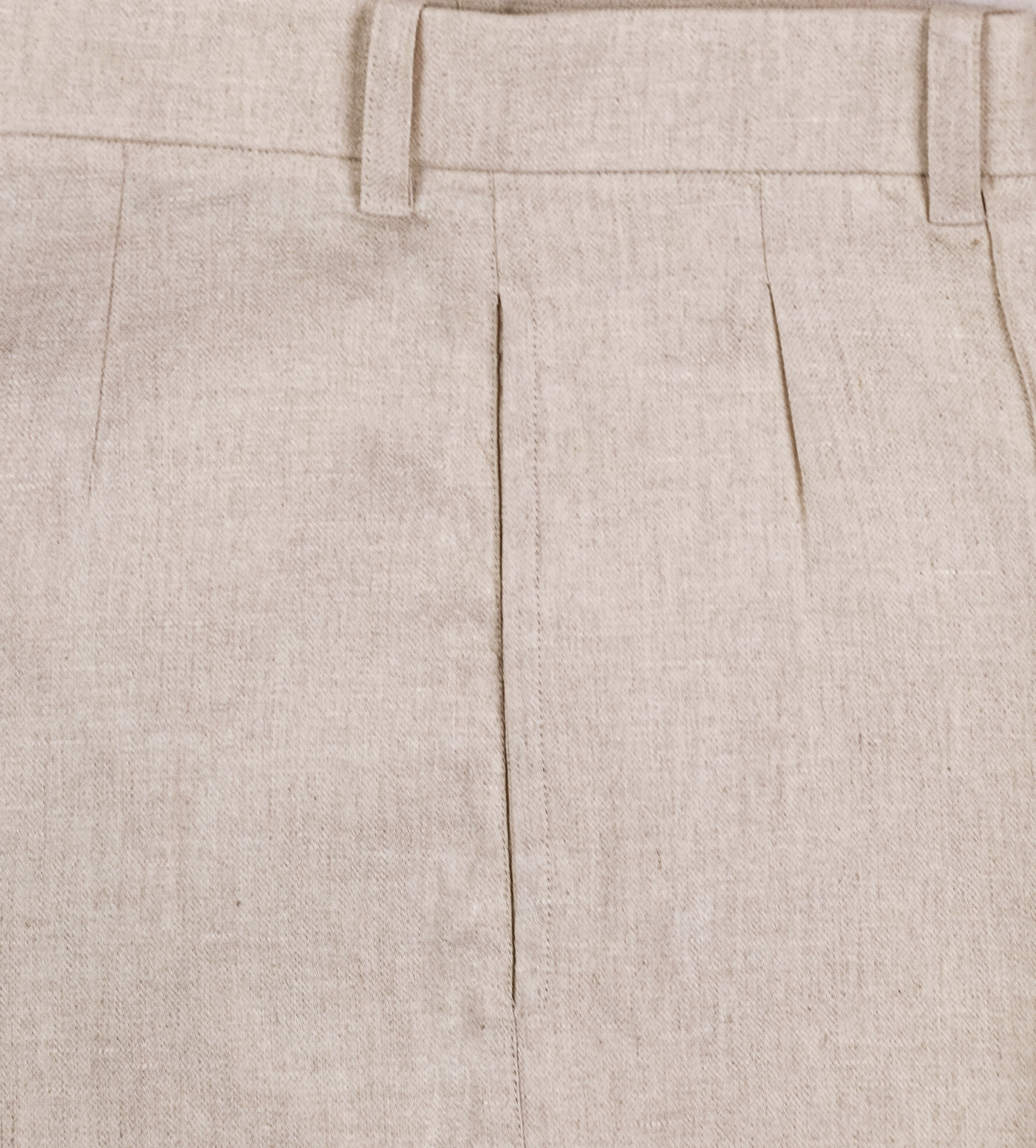 Pleated Linen Trousers (Women)