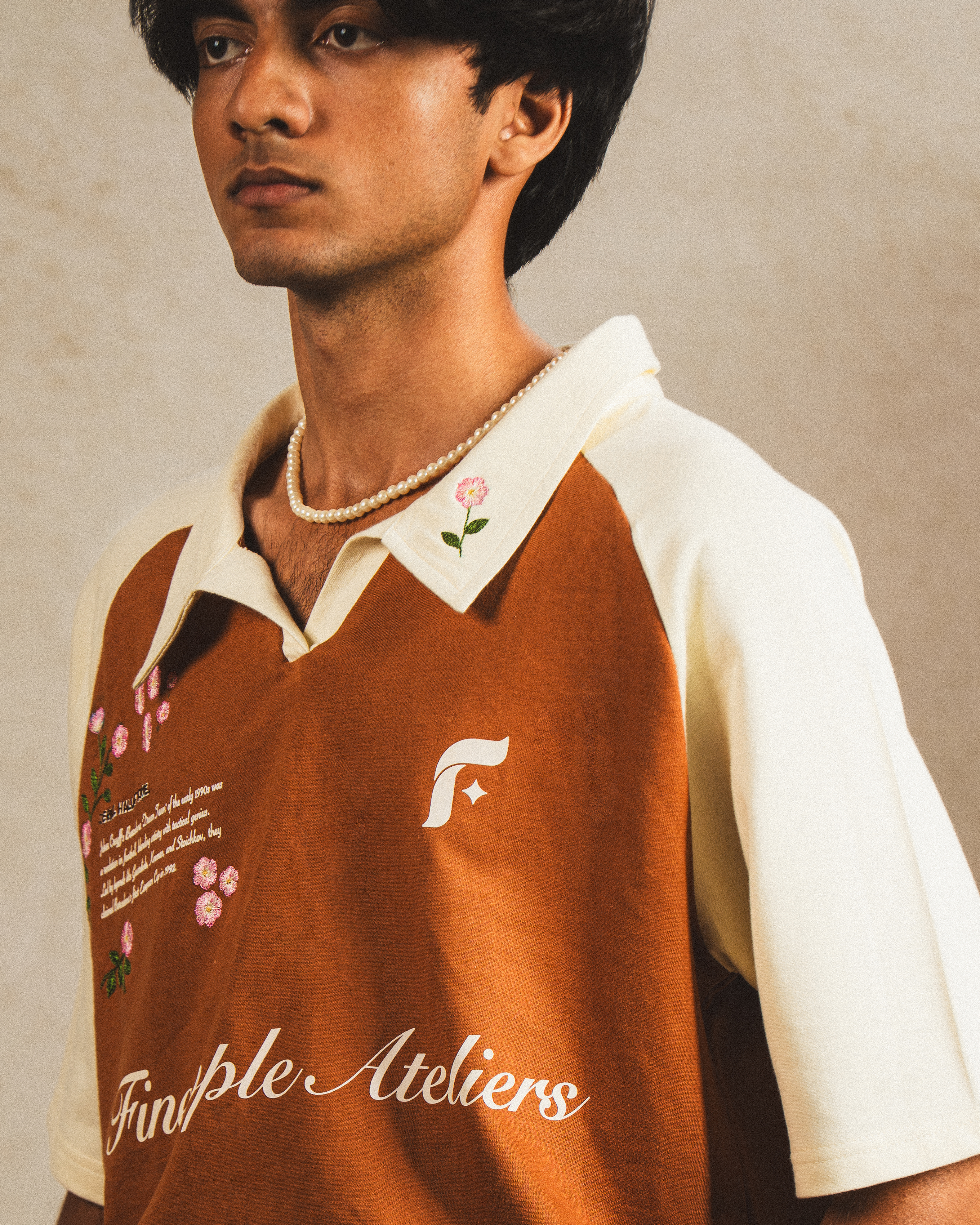 Hand Embroidered Dream Team Polo