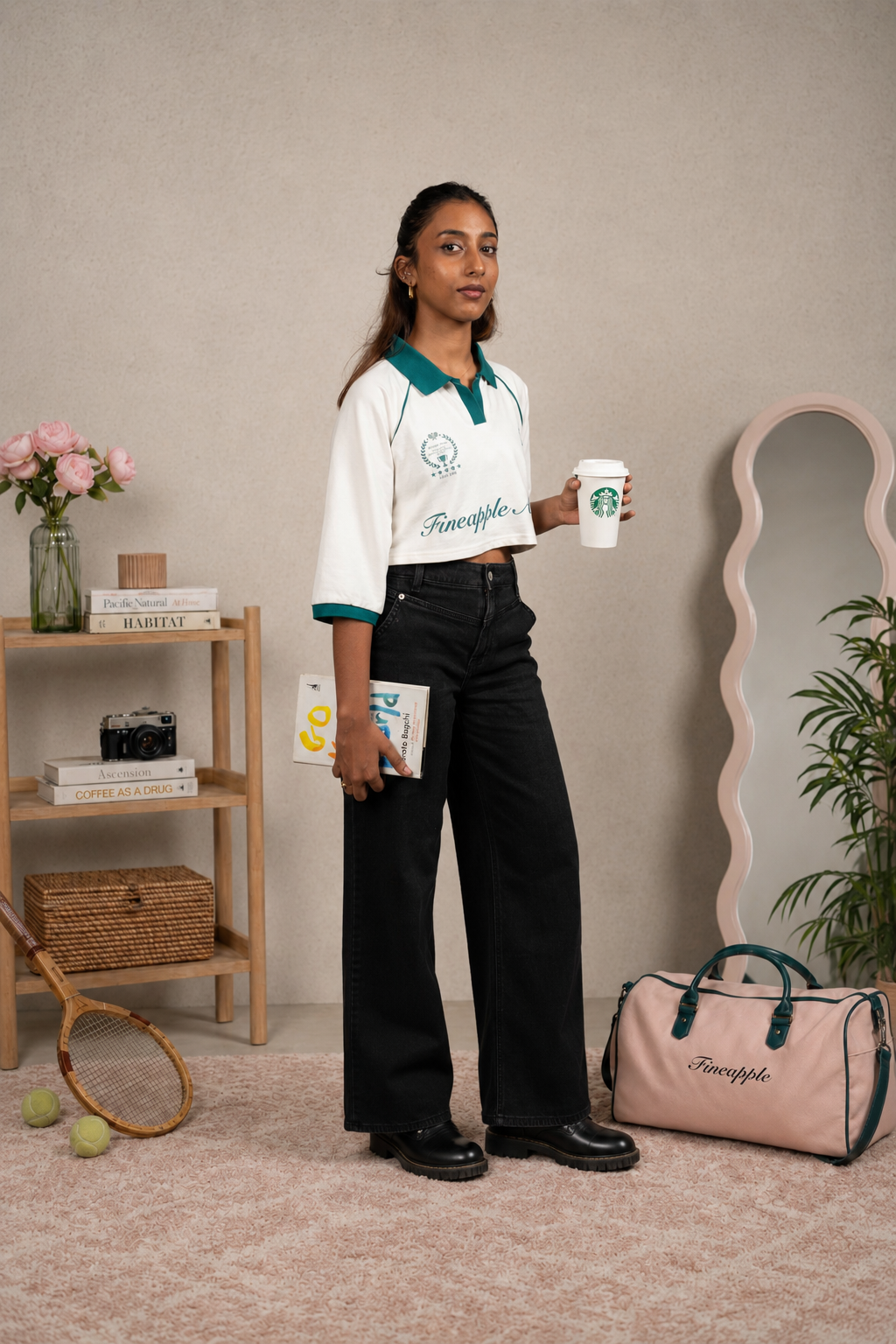 Racquet Crew Cropped Polo