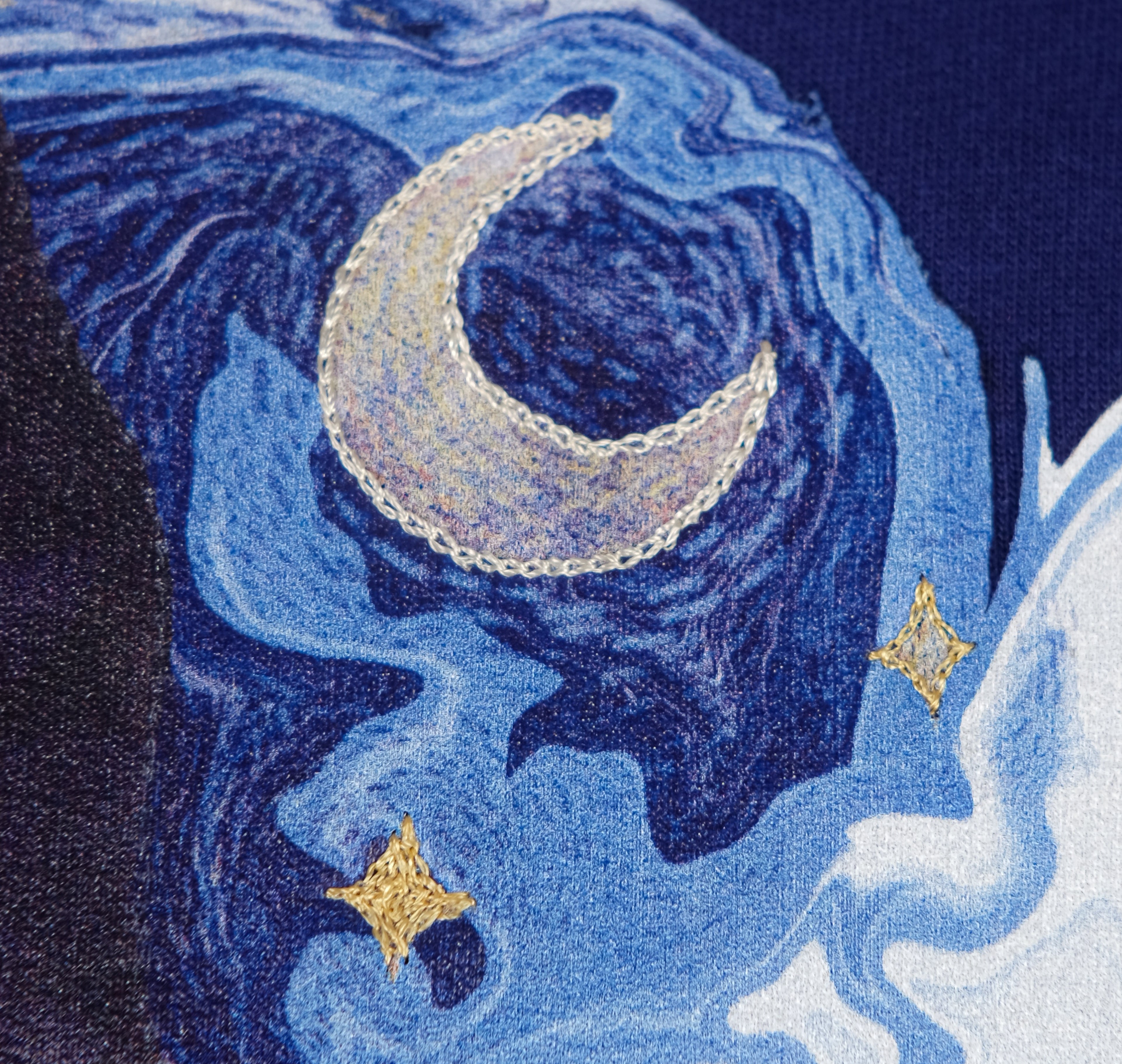 Magnolia (Appliqué over Print)