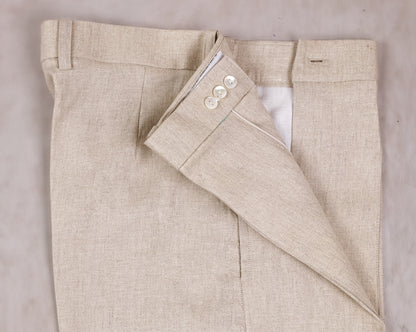 Pleated Linen Trousers (Women)