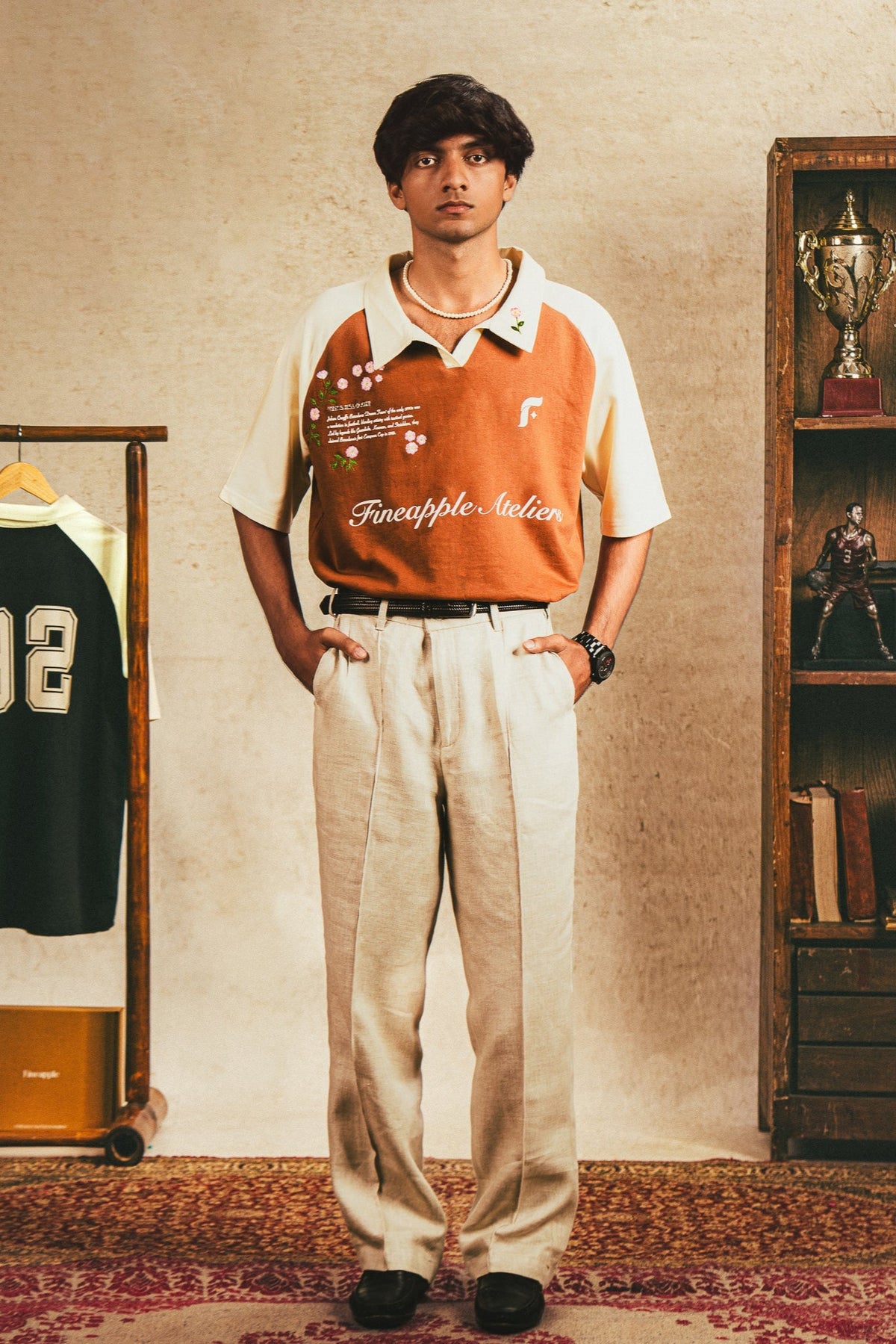 Hand Embroidered Dream Team Polo
