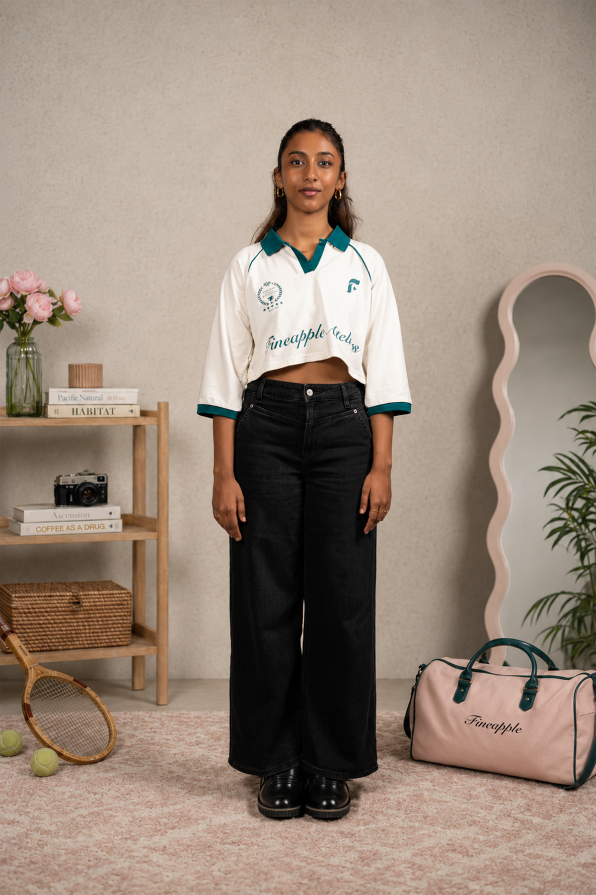 Racquet Crew Cropped Polo